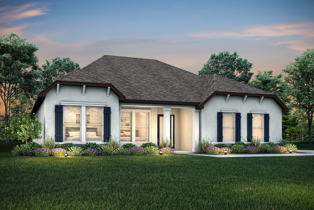 Dusk rendering of the Albany.