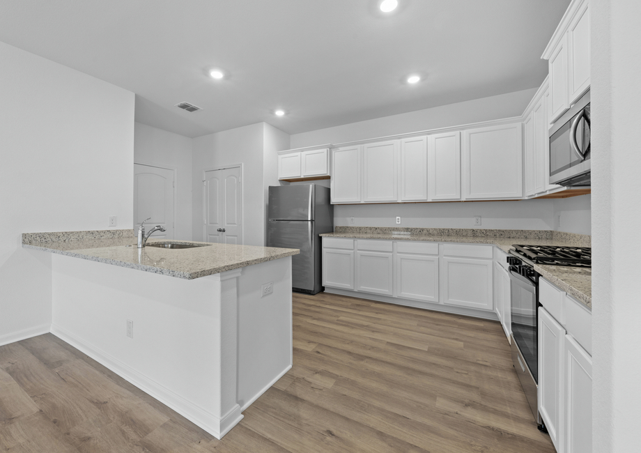 Chef-ready kitchen with granite countertops