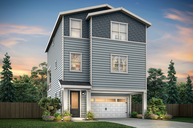 Rendering of the Gregory A at dusk.