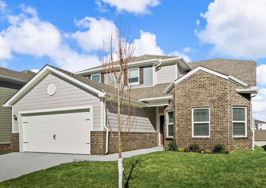 The Cypress is a beautiful two story home.