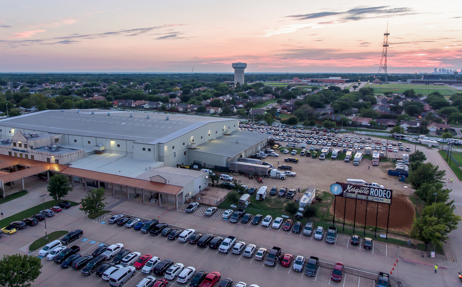 Sunset Over Mesquite Championship Rodeo and Convention Center