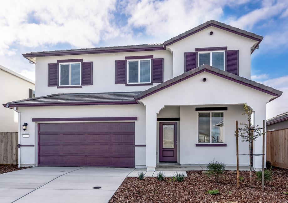 The Stallion is a beautiful home with stucco.