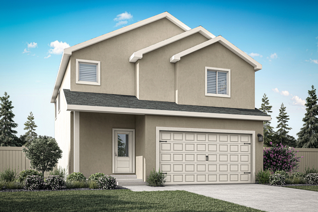 The Granite is a beautiful two-story floor plan.