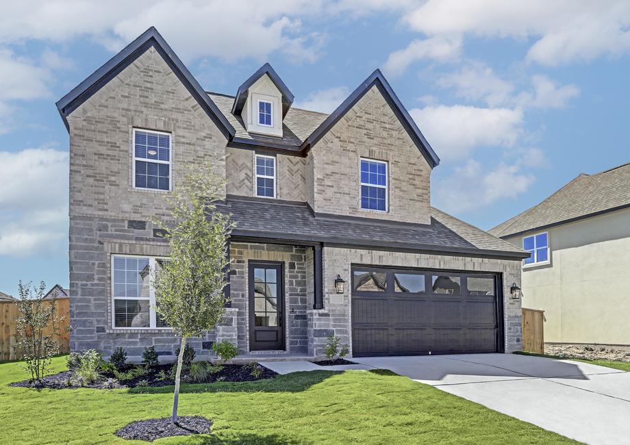 Exterior of the impressive Emma plan with stunning exterior finishes.