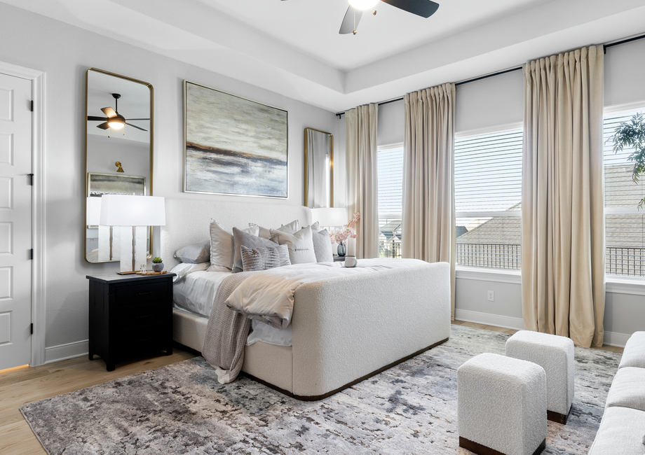Unwind in the master suite at the end of the day.