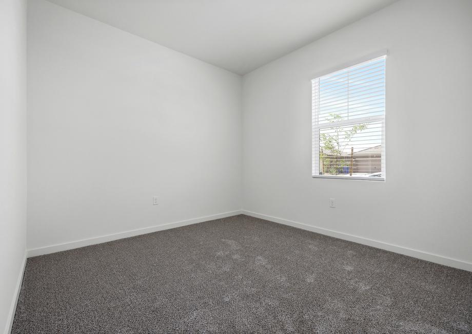 The secondary bedrooms have carpet.