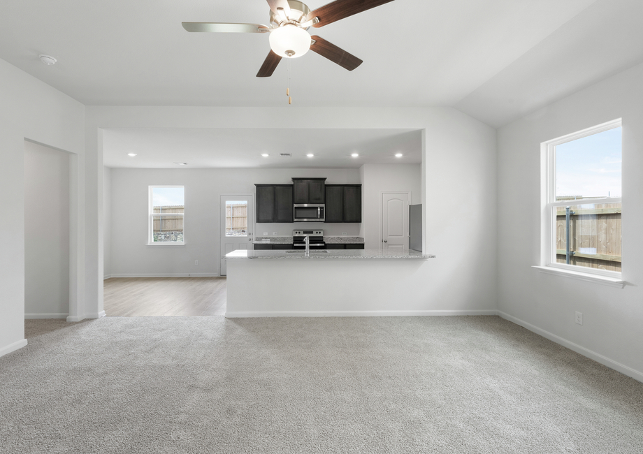 The Reed floor plan has a wonderful, open-layout.