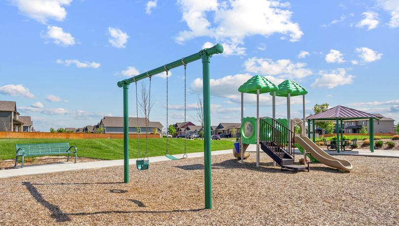 One of the many playgrounds at Hidden Valley Farm community.