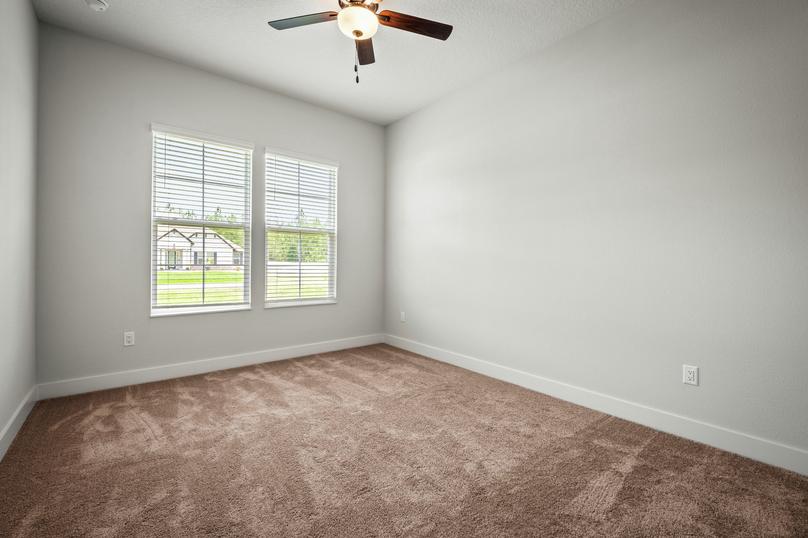 The secondary bedrooms are spacious.