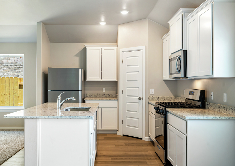 Each kitchen comes with stainless steel, upgraded appliances included.