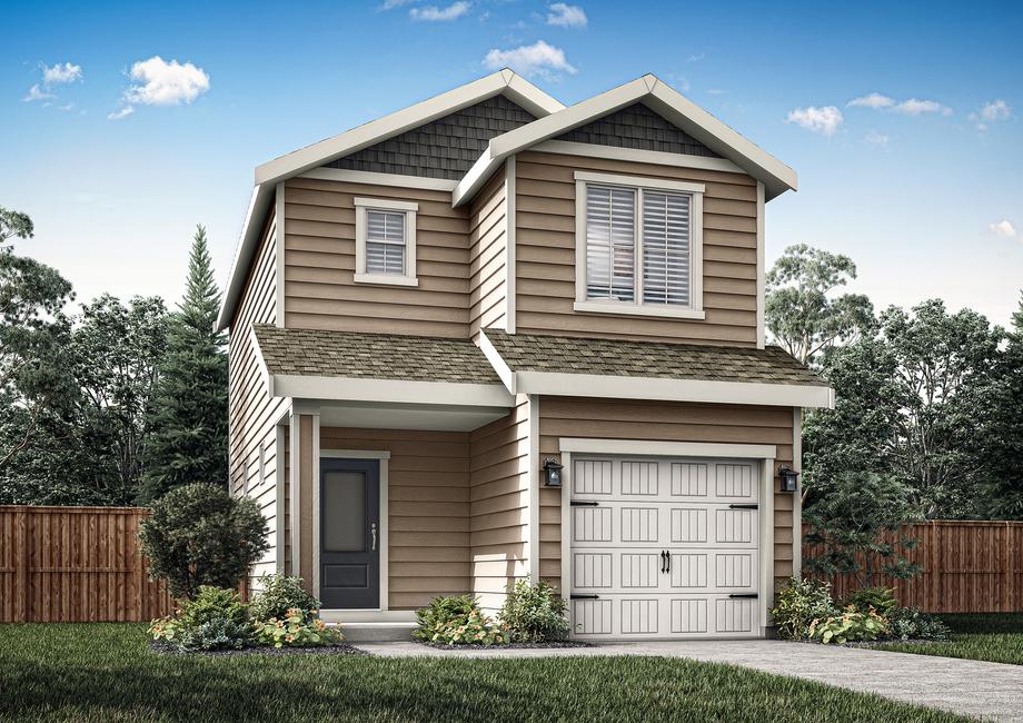 The Chimera is a beautiful two story home with siding.