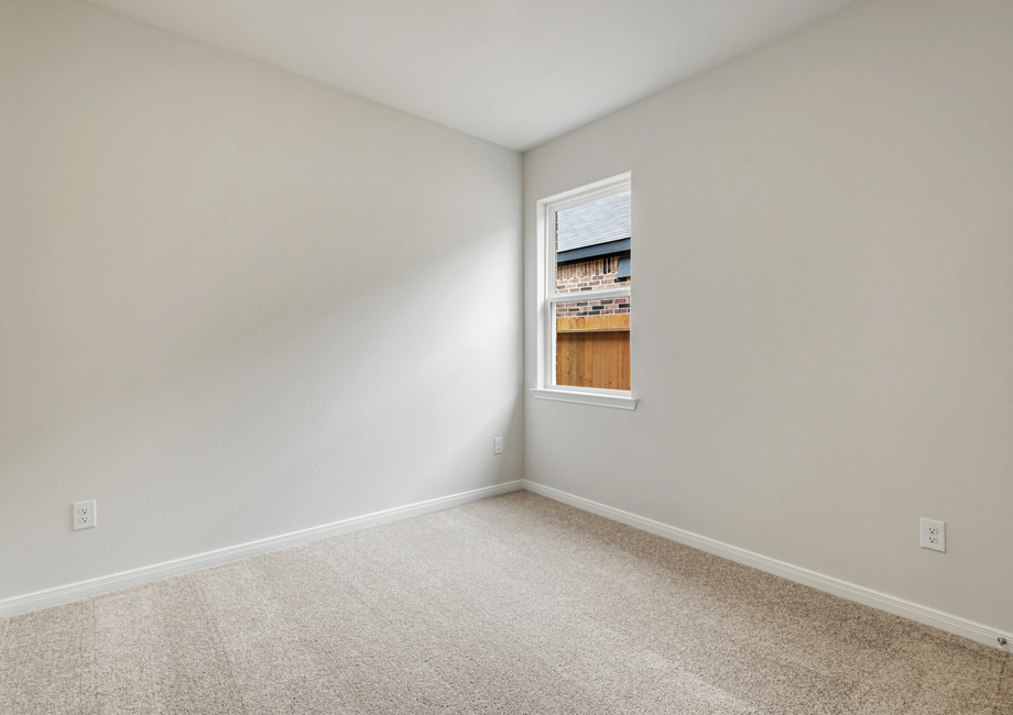 Each bedroom features lush carpet