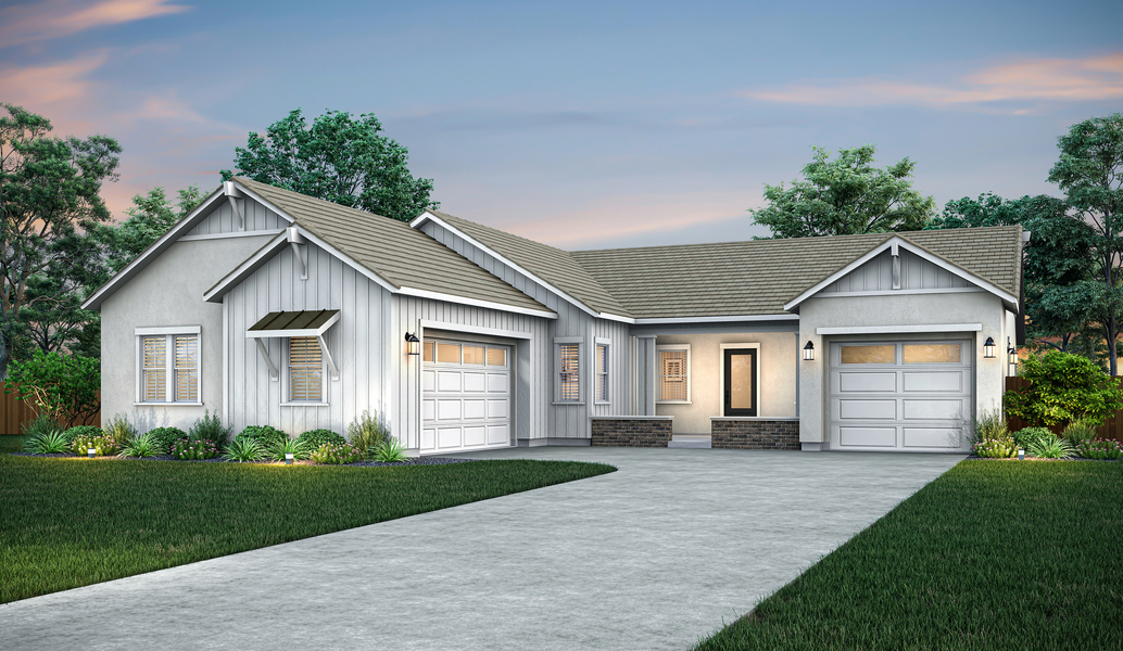 Dusk rendering of the Meadow C.