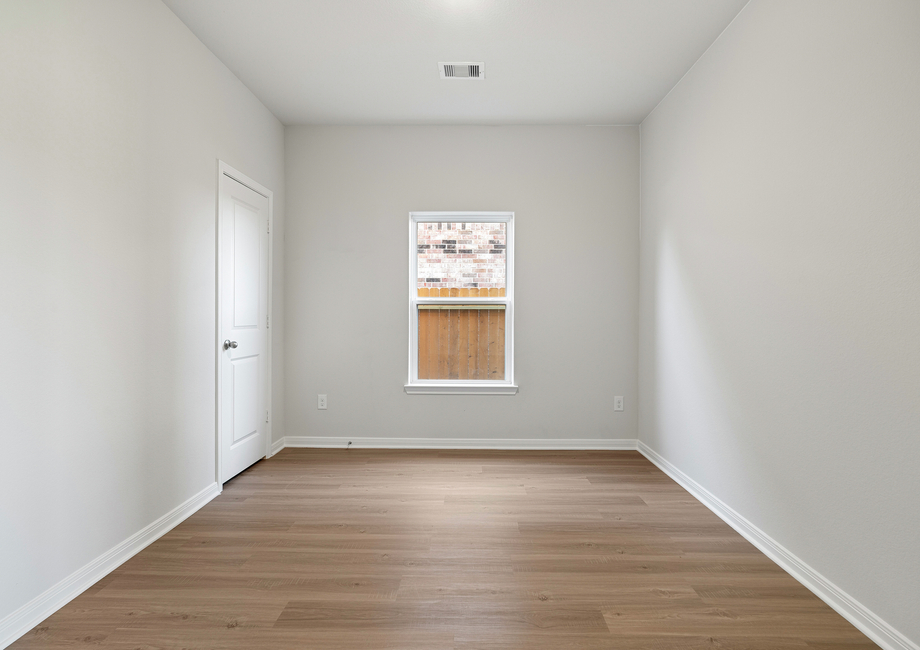 The flex room is perfect for an office for play room