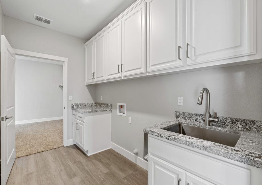 Here is the spacious laundry room fit for every need.