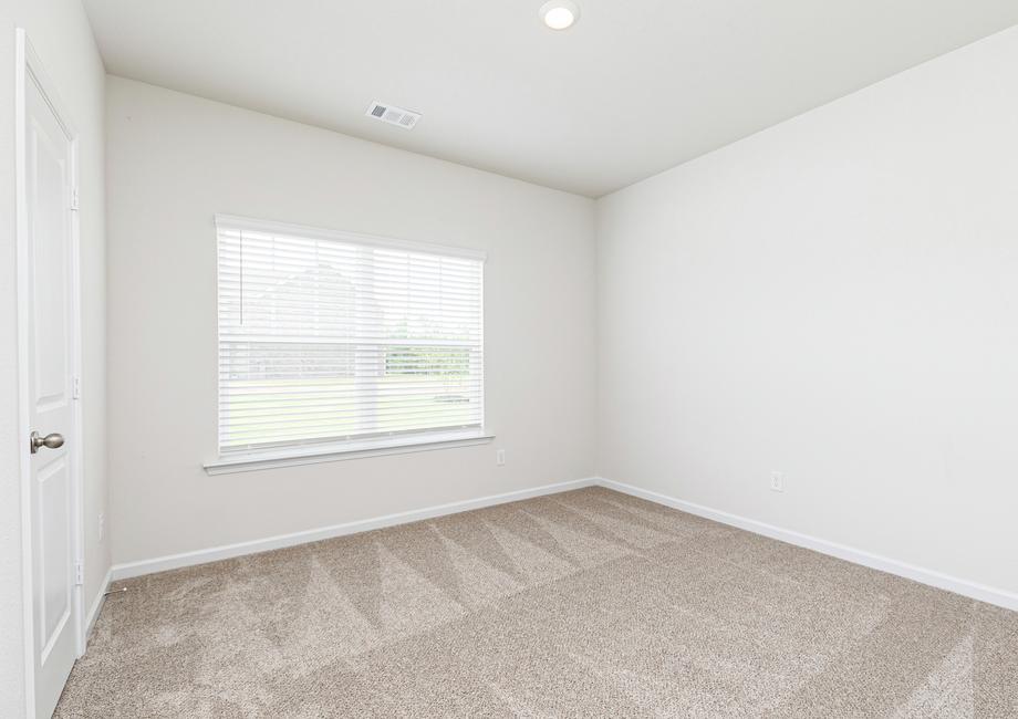 The third bedroom comes with an impressive window to let in a gorgeous amount of light