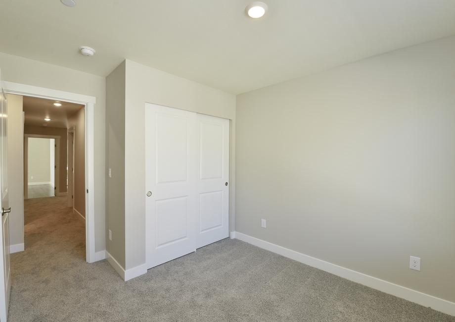 The secondary bedrooms have carpet.