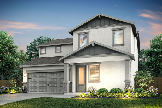The Stinson is a beautiful two story home!