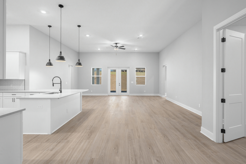 The ideal open layout for entertaining.