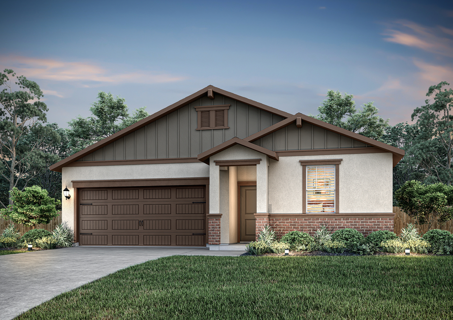 The Carmel is a beautiful single story home.