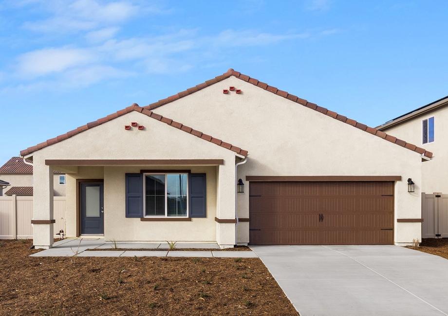 The Laguna is a beautiful single story home with stucco.