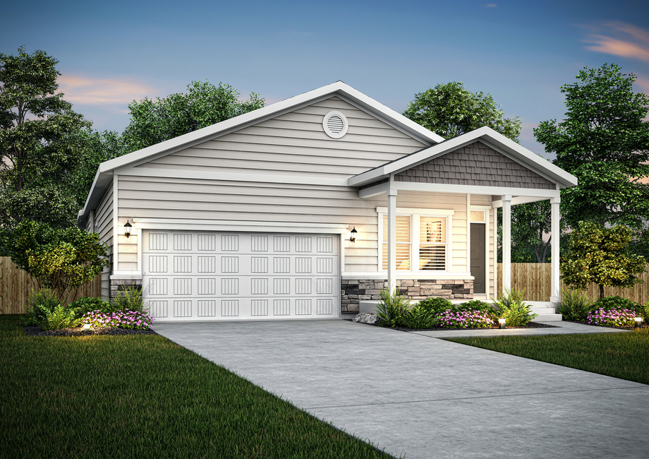The Arapaho A is a beautiful single story home.