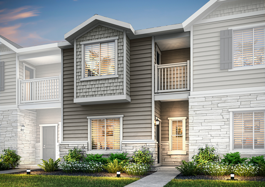 The Loveland is a beautiful two story home.