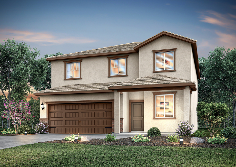 The Stallion is a beautiful two story home.