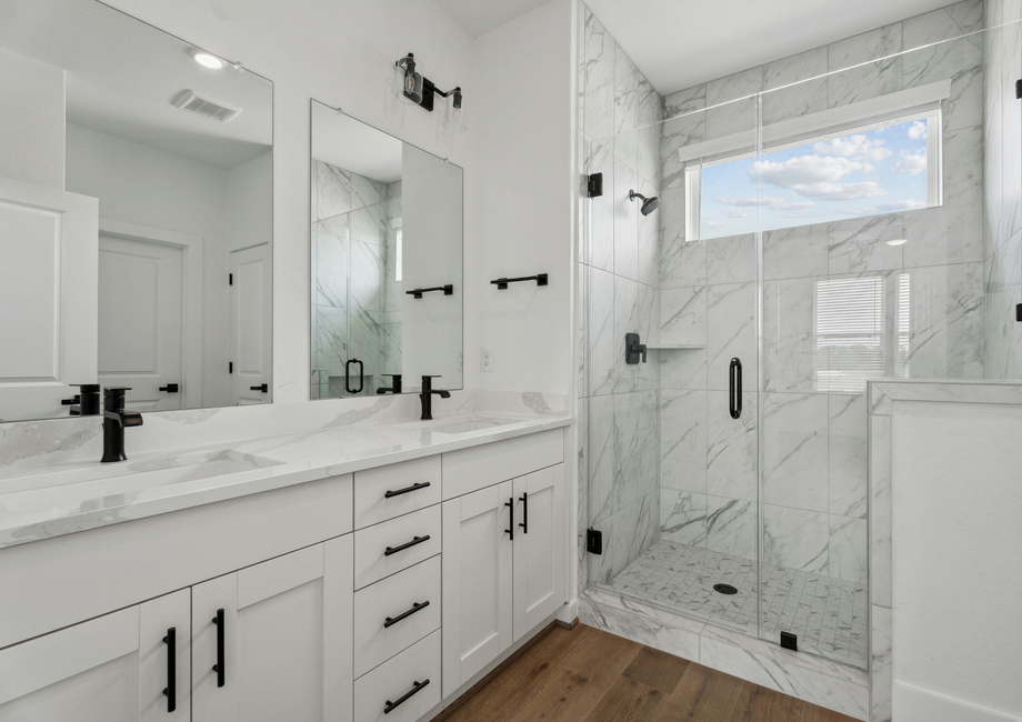 You will love the incredible primary bath.