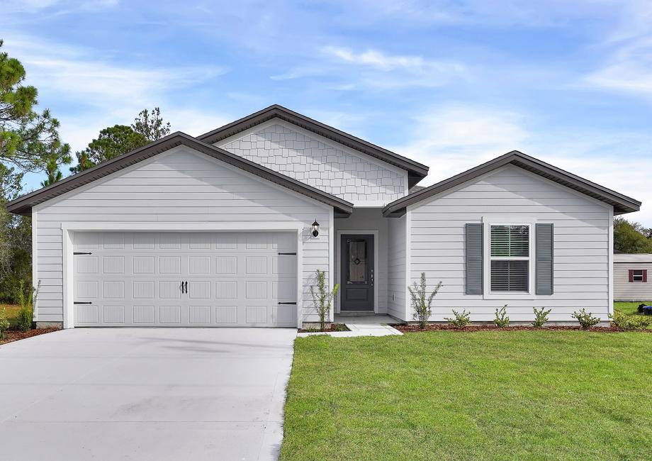 This home has a 2-car garage!