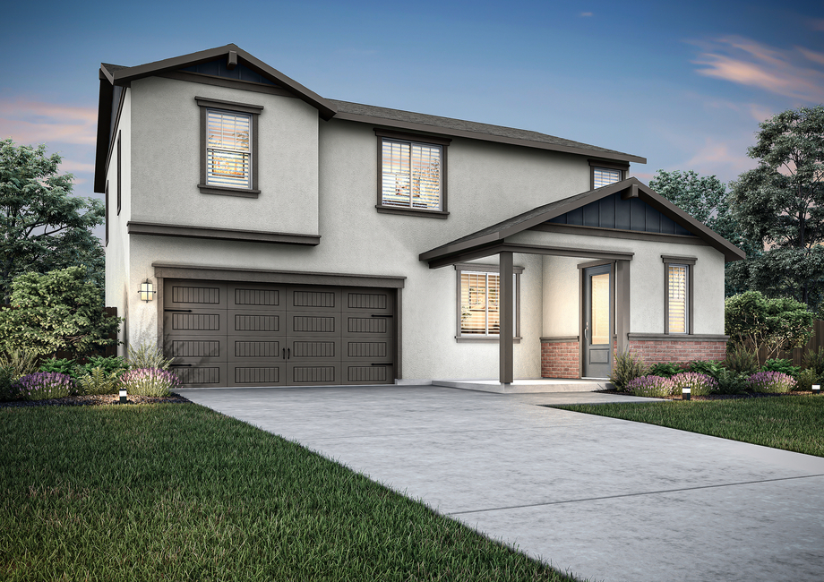 The Nelson is a beautiful two story home!