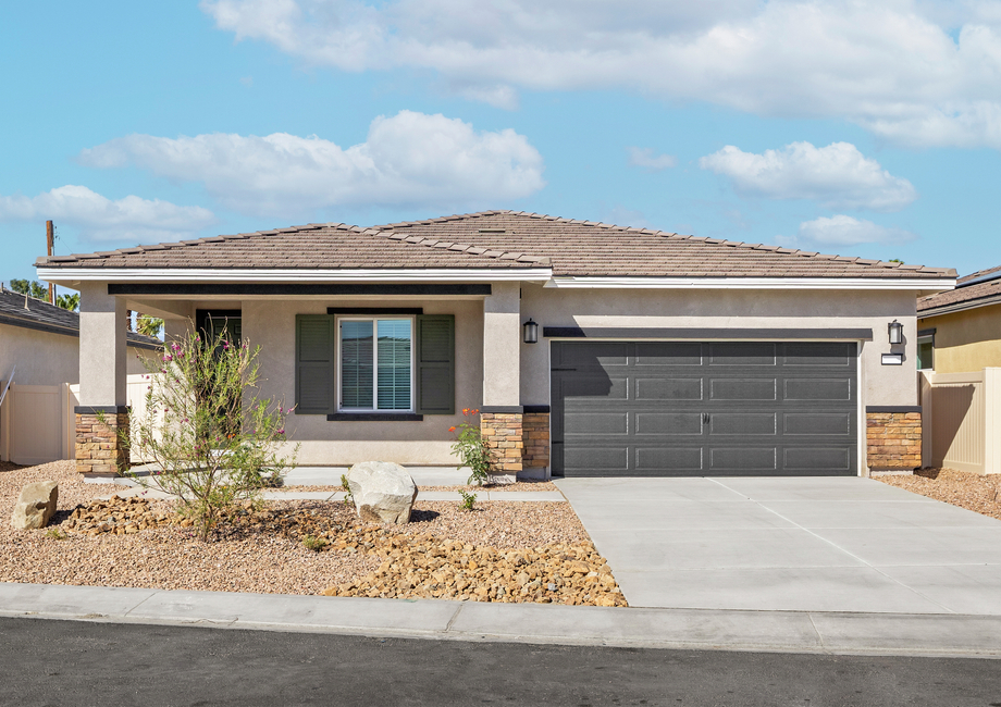 The Laguna is a beautiful single story home with siding.