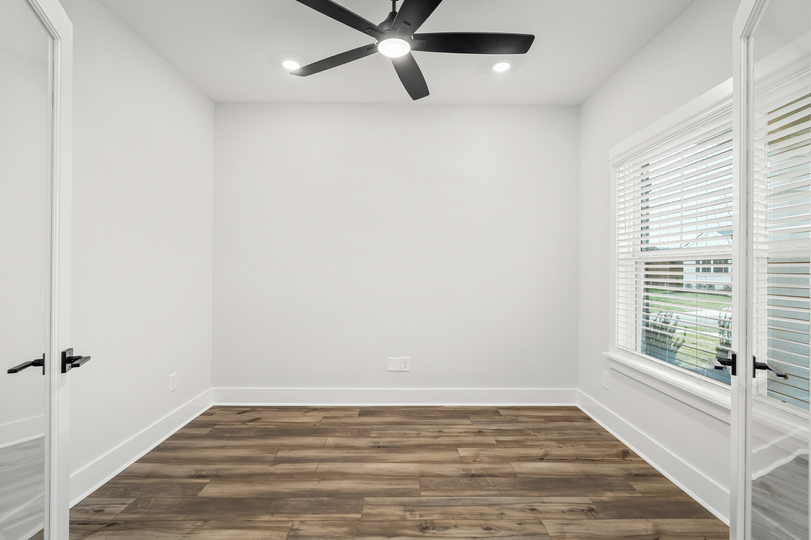 Large flex room at the front of the home.