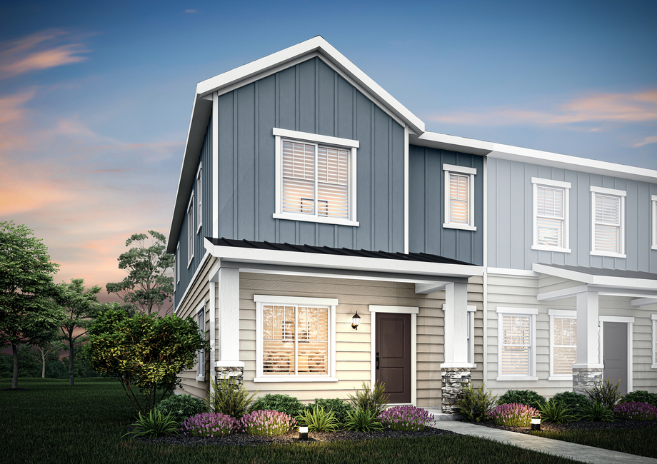 The Emerald is a beautiful two story townhome!