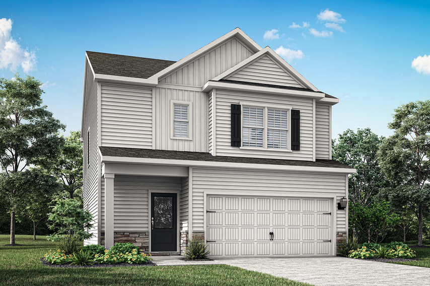 Rendering of the Carolina floor plan