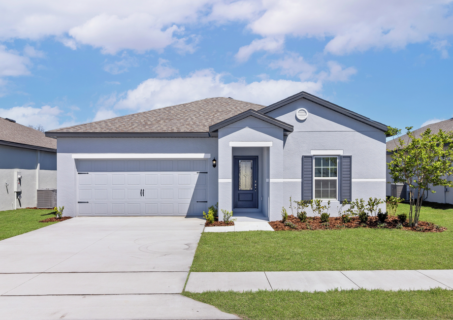 Exterior of the Eloise with professional front yard landscaping