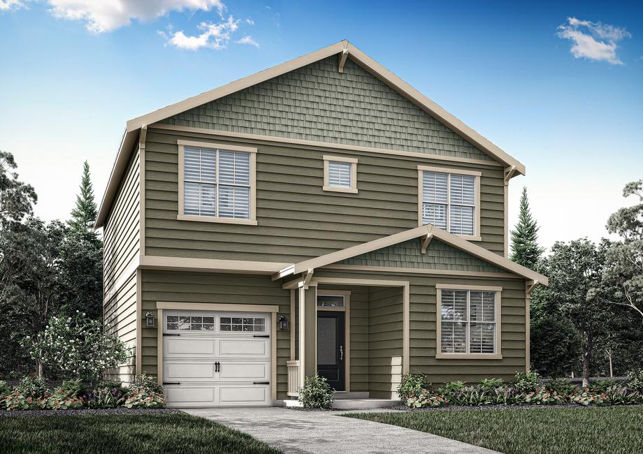 The Fig is a beautiful home with siding.