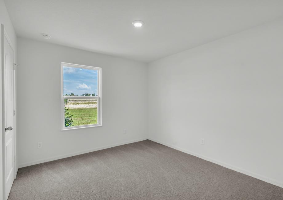 The other bedrooms in the Hillcrest have plenty of natural light