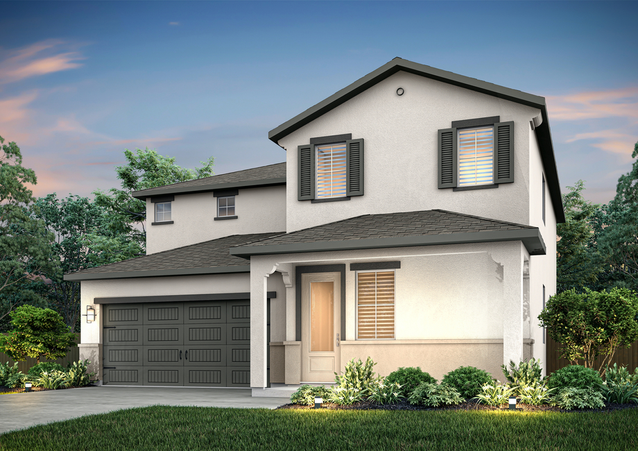 The Stinson is a beautiful two story home!