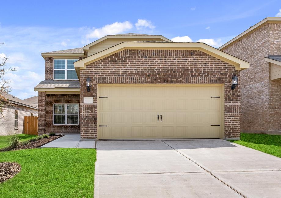 The Piper is a beautiful two-story brick home.