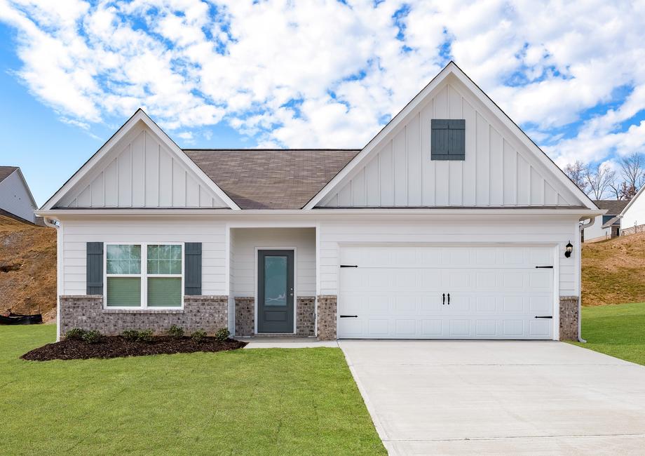 Charming exterior view of The Allatoona by LGI Homes