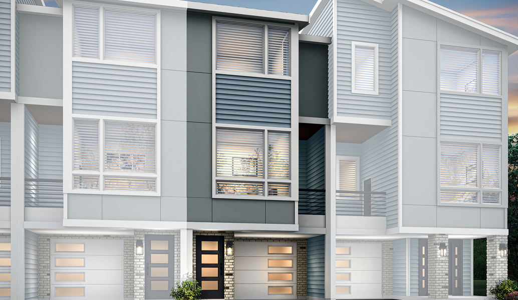 Dusk rendering of the Adeline.
