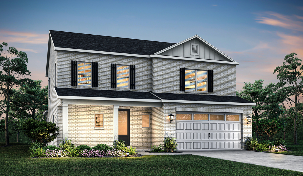 Dusk rendering of the Stapleton.