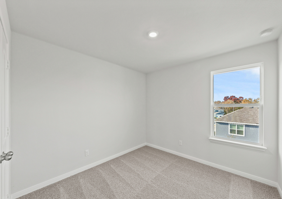 The secondary bedrooms are a perfect space for a child's bedroom or a guest room.