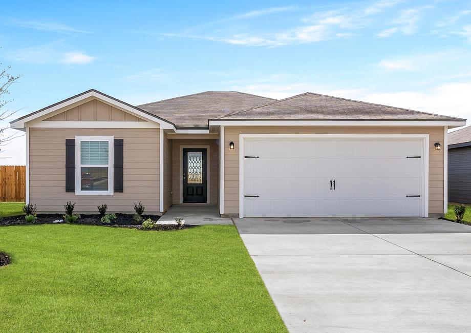 The Alpine floor plan with beautiful shutters