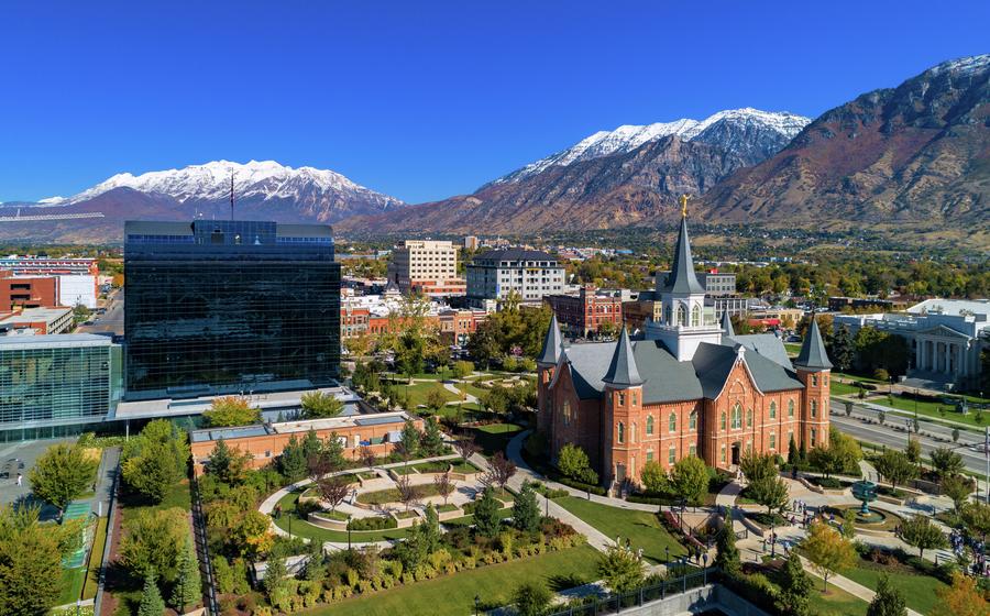 Y mountain in Provo, Utah.