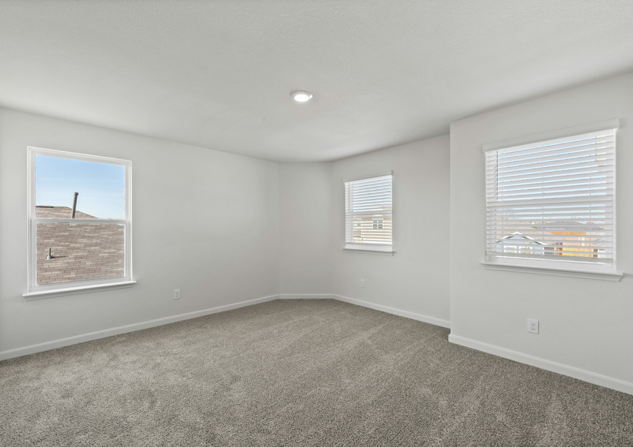 The secondary bedrooms are a great space for children's bedrooms or guest rooms.