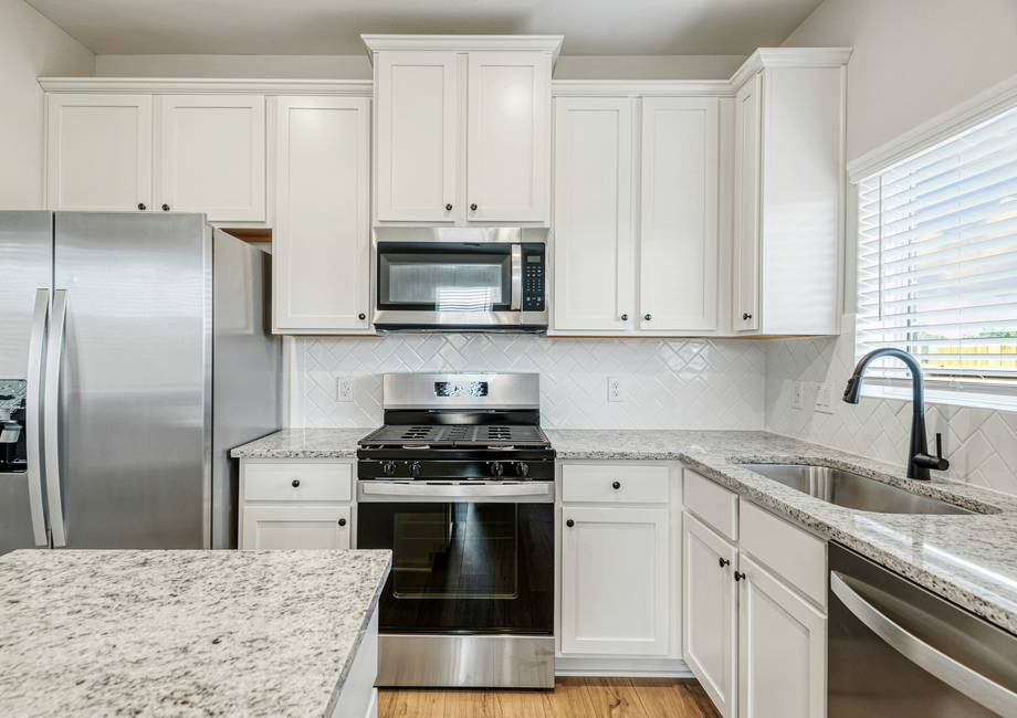 Enjoy stainless steel appliances