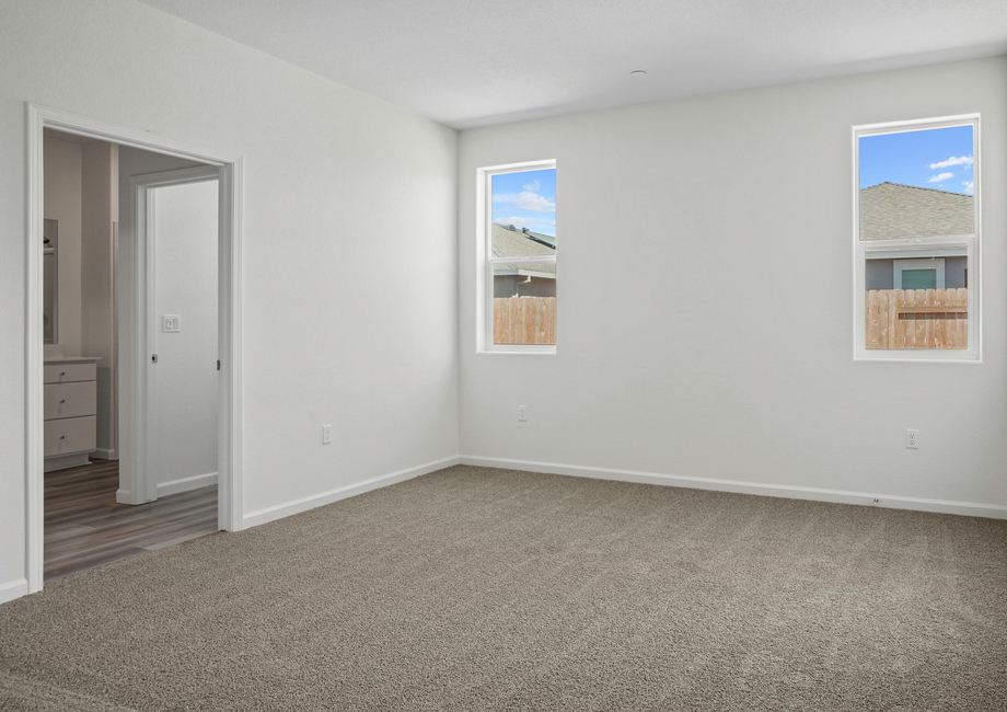 Master bedroom of the Baldwin