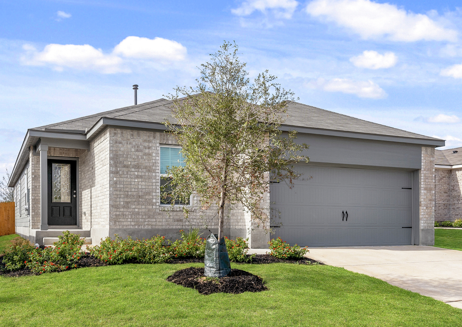 Exterior with lush landscaping